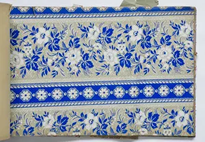 Page from a wallpaper sample book
