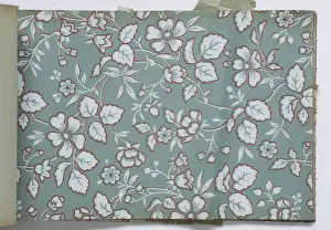 Page from a wallpaper sample book