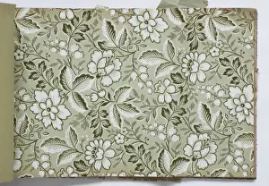 Page from a wallpaper sample book
