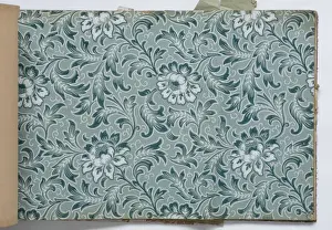 Page from a wallpaper sample book