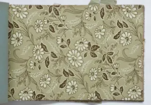 Page from a wallpaper sample book