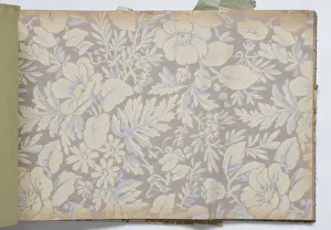 Page from a wallpaper sample book