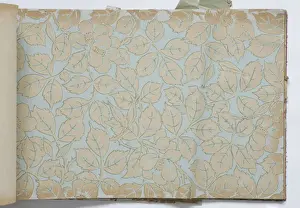 Page from a wallpaper sample book