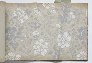 Page from a wallpaper sample book