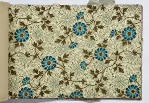 Page from a wallpaper sample book