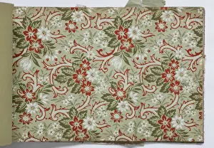 Page from a wallpaper sample book