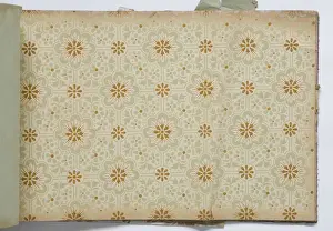 Page from a wallpaper sample book