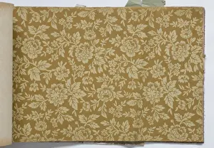 Page from a wallpaper sample book
