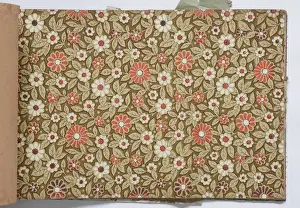 Page from a wallpaper sample book