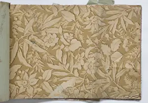 Page from a wallpaper sample book