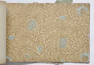 Page from a wallpaper sample book