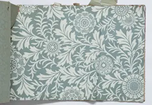 Page from a wallpaper sample book