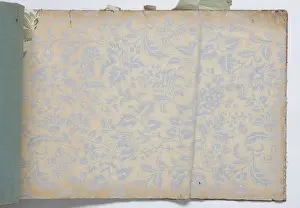 Page from a wallpaper sample book