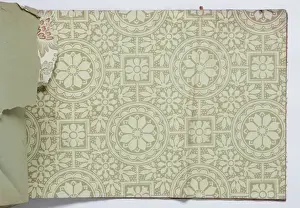 Page from a wallpaper sample book