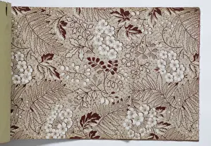 Page from a wallpaper sample book