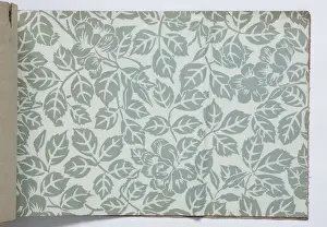 Page from a wallpaper sample book