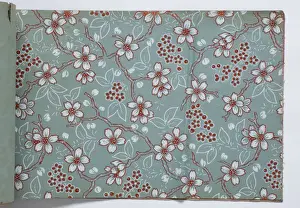 Page from a wallpaper sample book