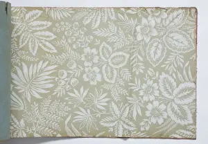 Page from a wallpaper sample book