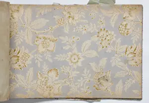 Page from a wallpaper sample book