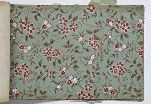 Page from a wallpaper sample book