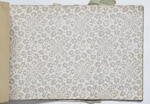 Page from a wallpaper sample book