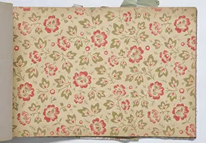 Page from a wallpaper sample book