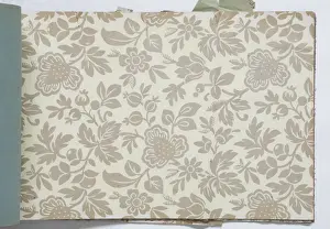 Page from a wallpaper sample book
