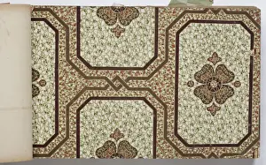 Page from a wallpaper sample book