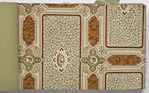 Page from a wallpaper sample book