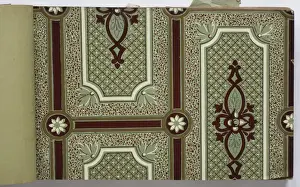 Page from a wallpaper sample book
