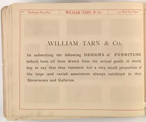 Page from William Tarn and Co.s Illustrated Catalogue: wit