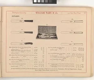 Page from William Tarn and Co.s Illustrated Catalogue: wit