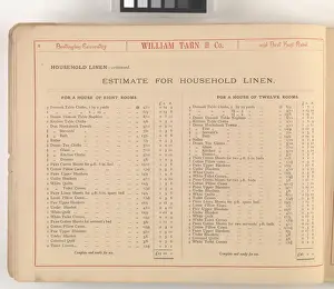 Page from William Tarn and Co.s Illustrated Catalogue: wit