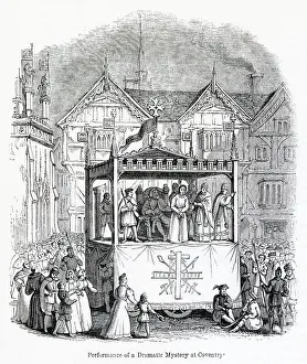 Pageants Prints: Pageants or dramatic mysteries anciently performed at Coventry Date: 16th century