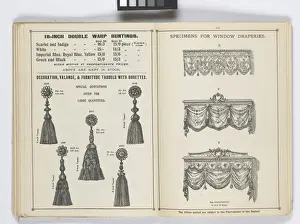 Pages from 1899 Price List, Upholstery, Trimmings &c