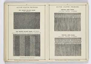 Pages from 1899 Price List, Upholstery, Trimmings &c