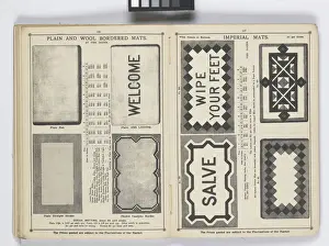 Pages from 1899 Price List, Upholstery, Trimmings &c