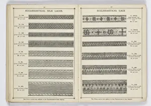 Pages from 1899 Price List, Upholstery, Trimmings &c