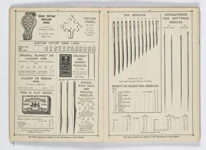 Pages from 1899 Price List, Upholstery, Trimmings &c
