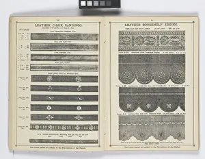 Pages from 1899 Price List, Upholstery, Trimmings &c