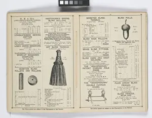 Pages from 1899 Price List, Upholstery, Trimmings &c