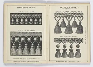 Pages from 1899 Price List, Upholstery, Trimmings &c