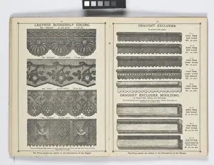 Pages from 1899 Price List, Upholstery, Trimmings &c