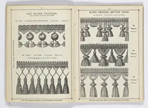 Pages from 1899 Price List, Upholstery, Trimmings &c
