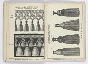 Pages from 1899 Price List, Upholstery, Trimmings &c