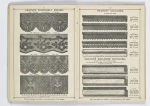 Pages from 1899 Price List, Upholstery, Trimmings &c