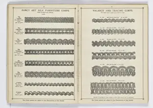 Pages from 1899 Price List, Upholstery, Trimmings &c