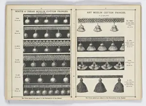 Pages from 1899 Price List, Upholstery, Trimmings &c