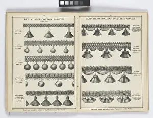 Pages from 1899 Price List, Upholstery, Trimmings &c