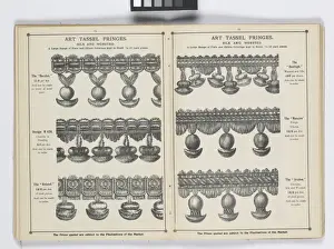Pages from 1899 Price List, Upholstery, Trimmings &c